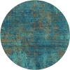 Addison Chantille ACN940-Teal 8 ft. X 8 ft. Round Rug