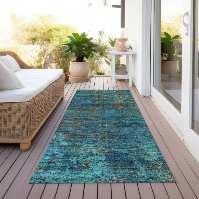Addison Chantille ACN940-Teal 2 ft. 3 in. X 7 ft. 6 in. Rectangle Rug