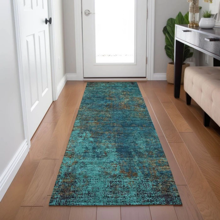 Addison Chantille ACN940-Teal 2 ft. 3 in. X 7 ft. 6 in. Rectangle Rug