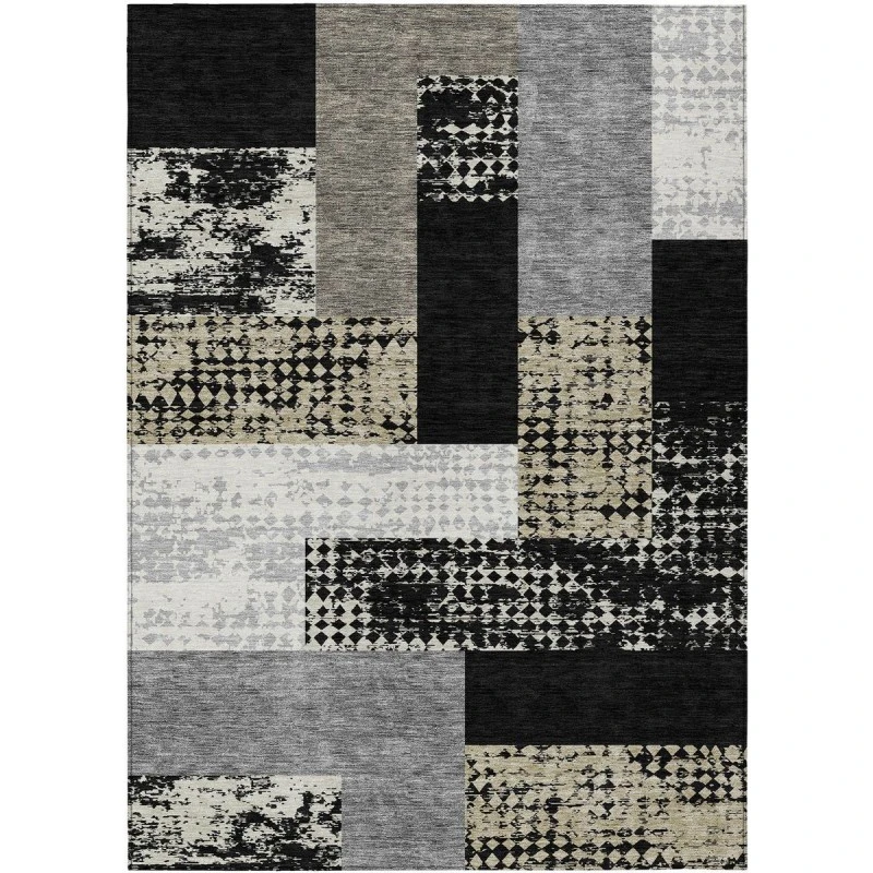 Addison Chantille ACN941-Black 3 ft. X 5 ft. Rectangle Rug