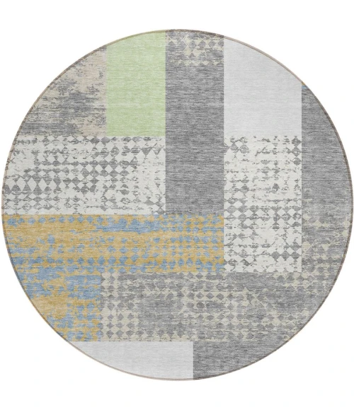 Addison Chantille ACN941-Gray 8 ft. X 8 ft. Round Rug