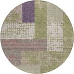 Addison Chantille ACN941-Green 8 ft. X 8 ft. Round Rug