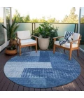 Addison Chantille ACN941-Navy 8 ft. X 8 ft. Round Rug