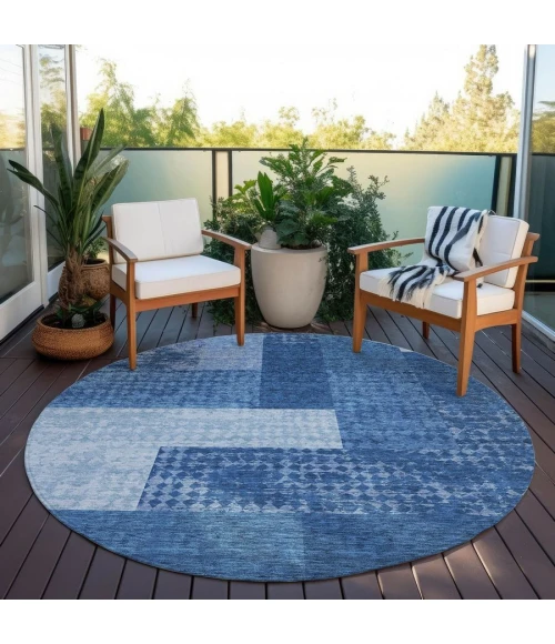Addison Chantille ACN941-Navy 8 ft. X 8 ft. Round Rug