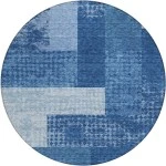 Addison Chantille ACN941-Navy 8 ft. X 8 ft. Round Rug
