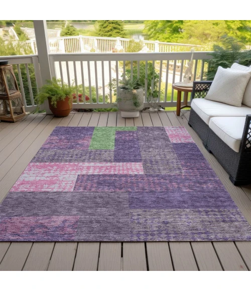 Addison Chantille ACN941-Purple 8 ft. X 10 ft. Rectangle Rug