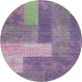 Addison Chantille ACN941-Purple 8 ft. X 8 ft. Round Rug