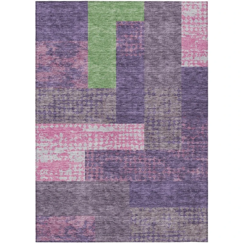 Addison Chantille ACN941-Purple 5 ft. X 7 ft. 6 in. Rectangle Rug