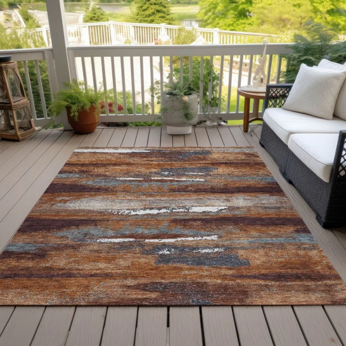 Addison Chantille ACN942-Copper 8 ft. X 10 ft. Rectangle Rug