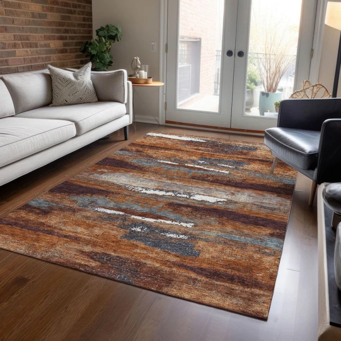 Addison Chantille ACN942-Copper 8 ft. X 10 ft. Rectangle Rug