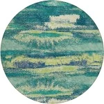 Addison Chantille ACN942-Emerald 8 ft. X 8 ft. Round Rug