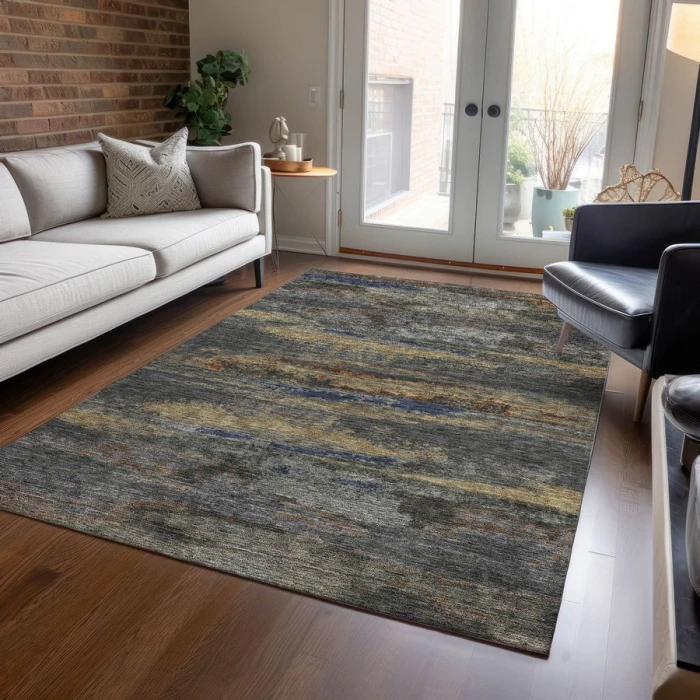 Addison Chantille ACN942-Graphite 9 ft. X 12 ft. Rectangle Rug
