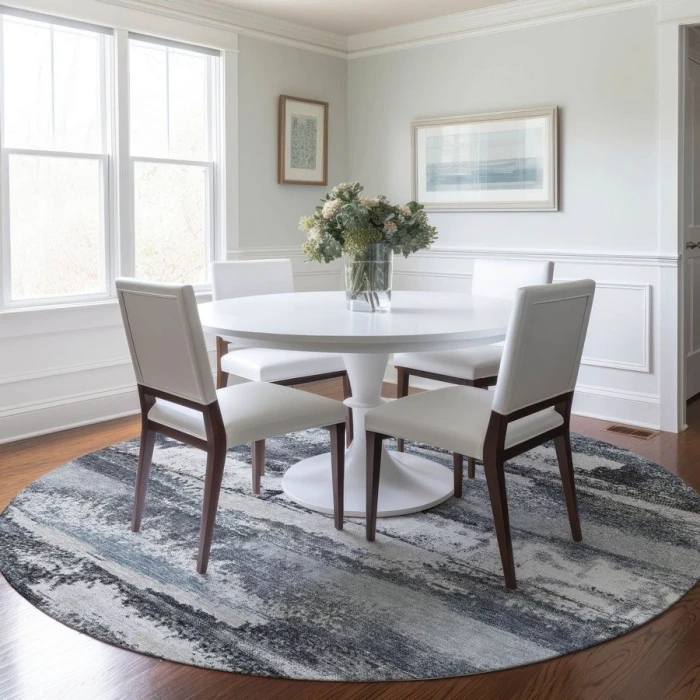 Addison Chantille ACN942-Gray 8 ft. X 8 ft. Round Rug