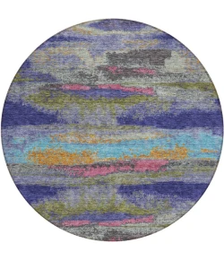 Addison Chantille ACN942-Lavender 8 ft. X 8 ft. Round Rug