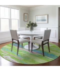 Addison Chantille ACN942-Lime 8 ft. X 8 ft. Round Rug