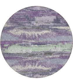 Addison Chantille ACN942-Purple 8 ft. X 8 ft. Round Rug