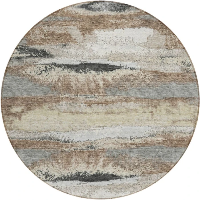 Addison Chantille ACN942-Taupe 8 ft. X 8 ft. Round Rug