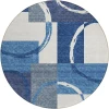 Addison Chantille ACN943-Blue 8 ft. X 8 ft. Round Rug