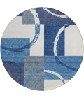 Addison Chantille ACN943-Blue 8 ft. X 8 ft. Round Rug