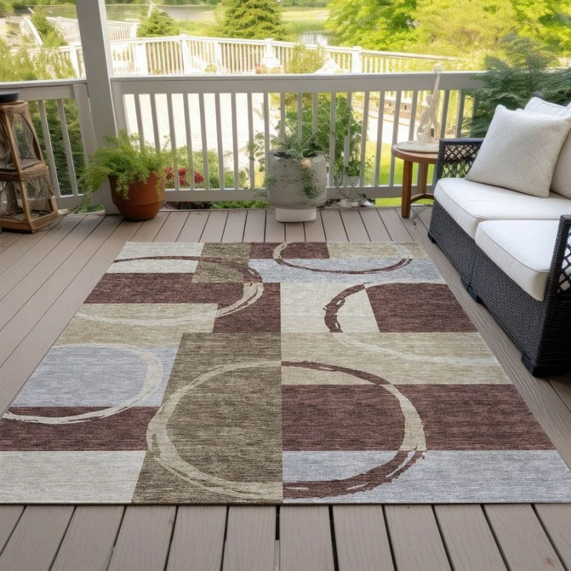 Addison Chantille ACN943-Brown 8 ft. X 10 ft. Rectangle Rug