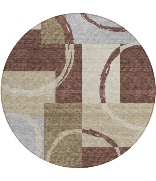 Addison Chantille ACN943-Brown 8 ft. X 8 ft. Round Rug