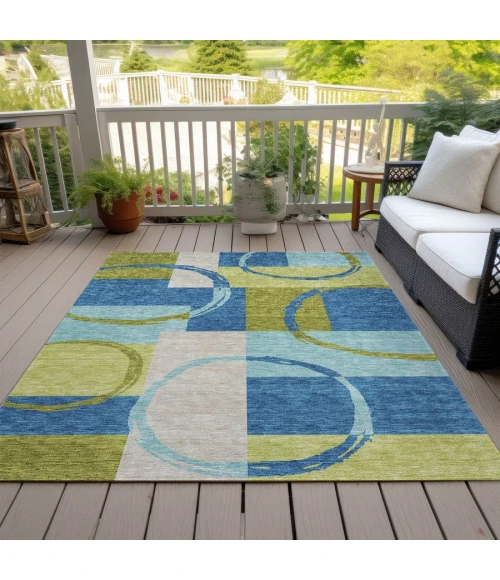 Addison Chantille ACN943-Denim 5 ft. X 7 ft. 6 in. Rectangle Rug