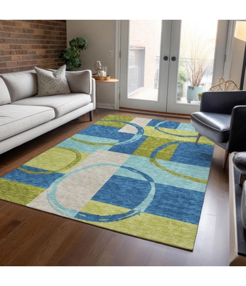 Addison Chantille ACN943-Denim 5 ft. X 7 ft. 6 in. Rectangle Rug