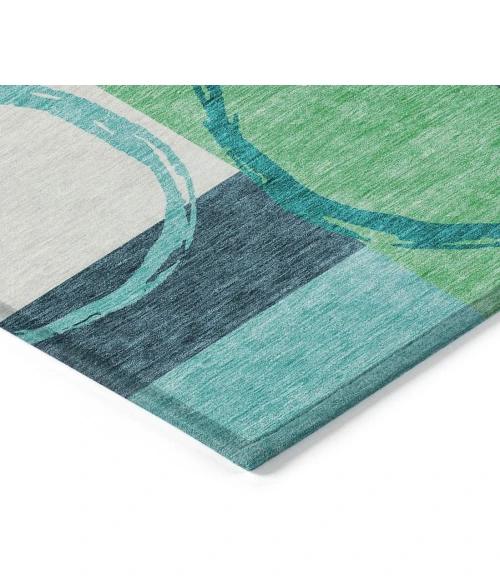 Addison Chantille ACN943-Teal 8 ft. X 8 ft. Round Rug