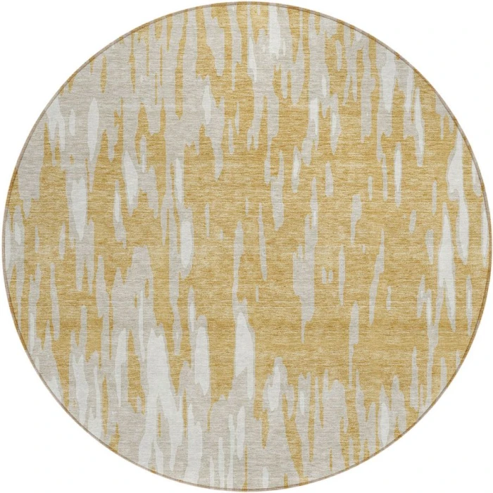 Addison Chantille ACN945-Gold 8 ft. X 8 ft. Round Rug