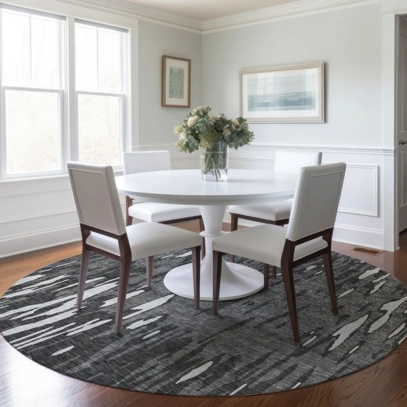 Addison Chantille ACN945-Gray 8 ft. X 8 ft. Round Rug