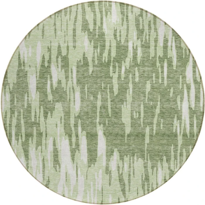 Addison Chantille ACN945-Green 8 ft. X 8 ft. Round Rug