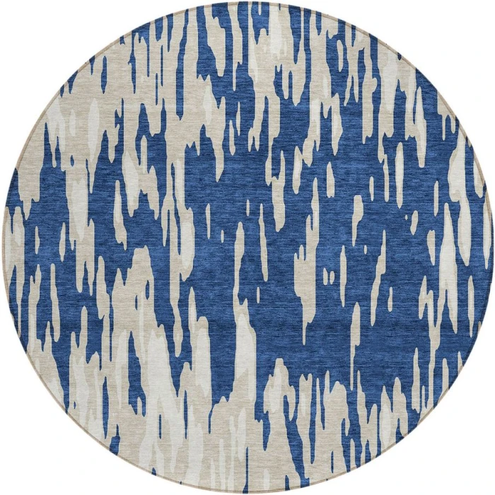 Addison Chantille ACN945-Navy 8 ft. X 8 ft. Round Rug