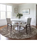 Addison Chantille ACN946-Brown 8 ft. X 8 ft. Round Rug