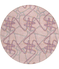 Addison Chantille ACN947-Pink 8 ft. X 8 ft. Round Rug