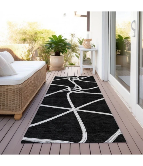 Addison Chantille ACN948-Black 2 ft. 3 in. X 7 ft. 6 in. Rectangle Rug