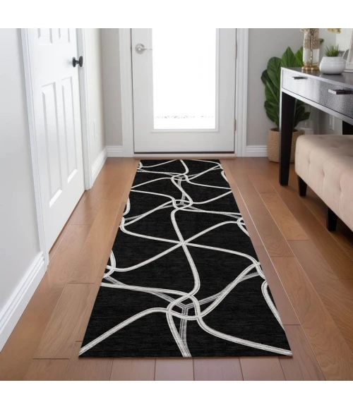 Addison Chantille ACN948-Black 2 ft. 3 in. X 7 ft. 6 in. Rectangle Rug
