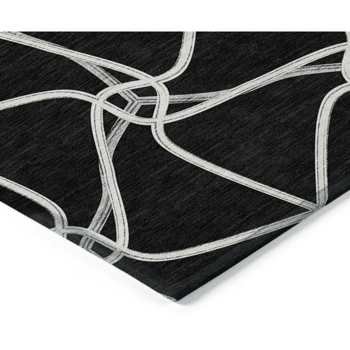 Addison Chantille ACN948-Black 8 ft. X 10 ft. Rectangle Rug