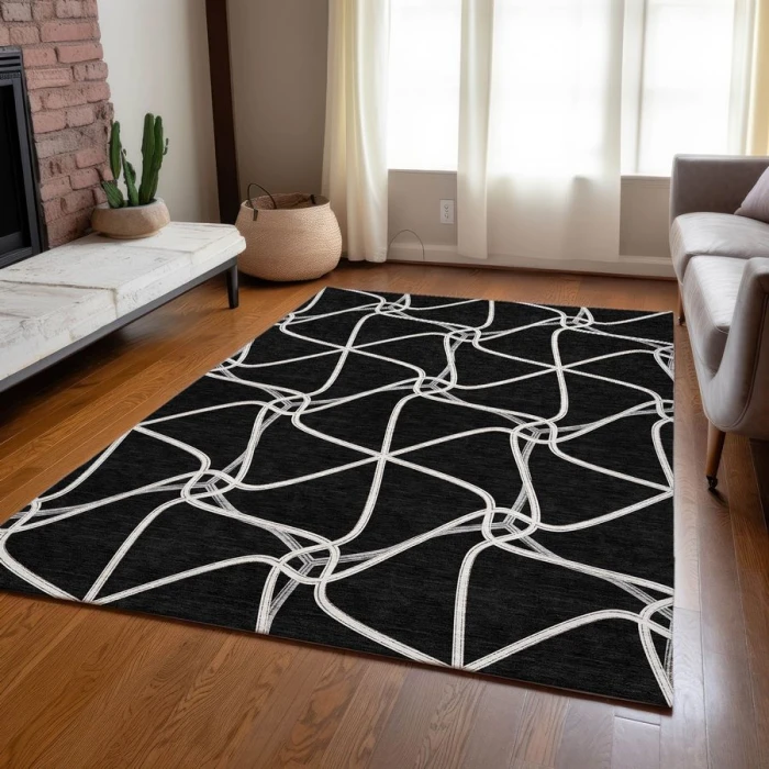 Addison Chantille ACN948-Black 8 ft. X 10 ft. Rectangle Rug