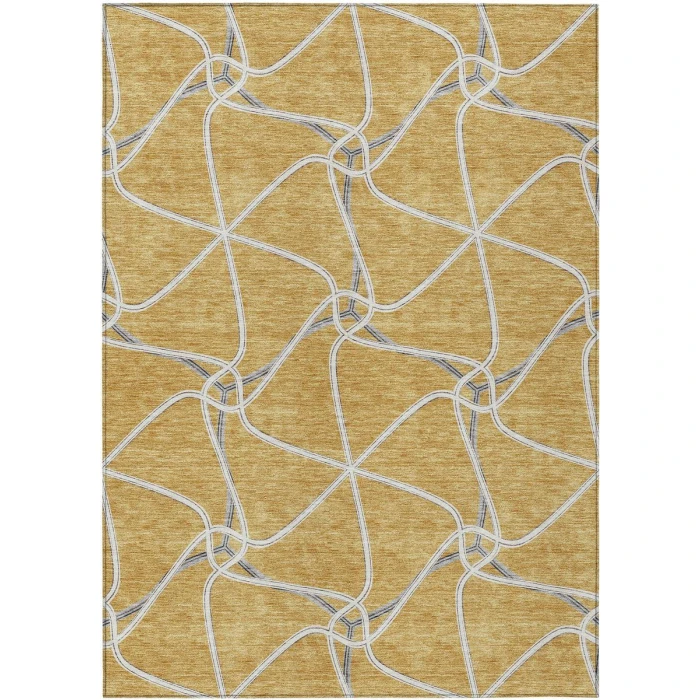 Addison Chantille ACN948-Gold 5 ft. X 7 ft. 6 in. Rectangle Rug