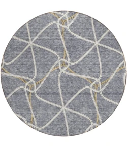 Addison Chantille ACN948-Gray 8 ft. X 8 ft. Round Rug
