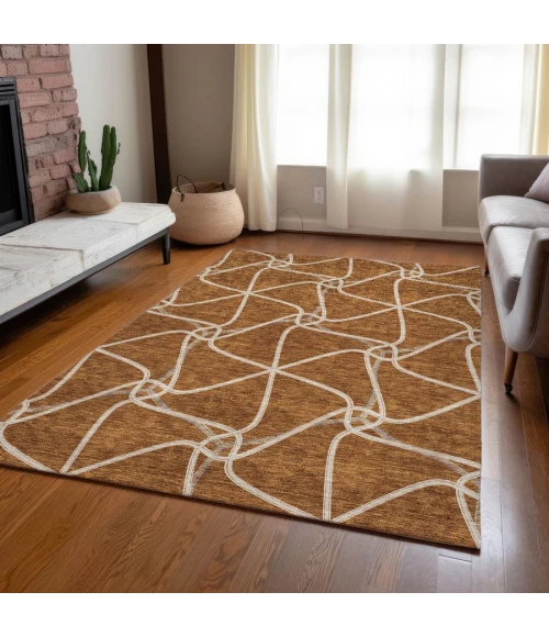 Addison Chantille ACN948-Paprika 5 ft. X 7 ft. 6 in. Rectangle Rug