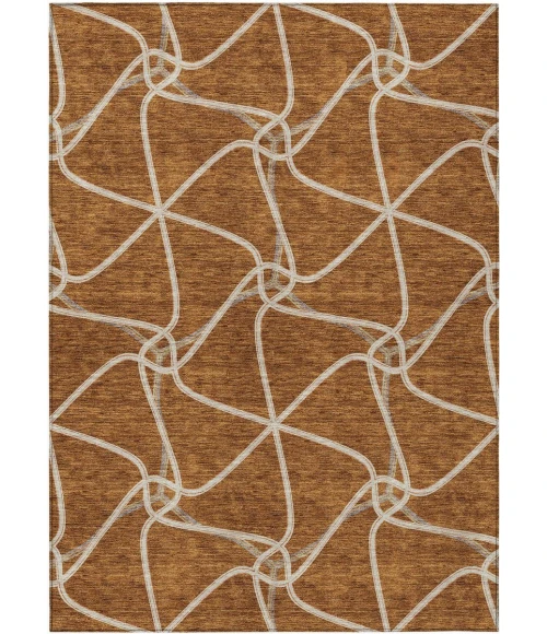 Addison Chantille ACN948-Paprika 5 ft. X 7 ft. 6 in. Rectangle Rug