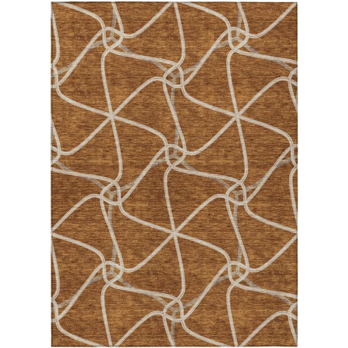 Addison Chantille ACN948-Paprika 5 ft. X 7 ft. 6 in. Rectangle Rug