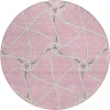 Addison Chantille ACN948-Pink 8 ft. X 8 ft. Round Rug