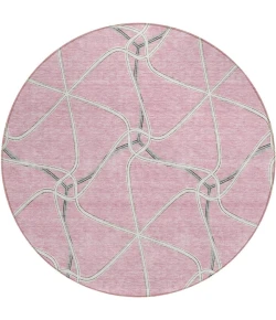 Addison Chantille ACN948-Pink 8 ft. X 8 ft. Round Rug
