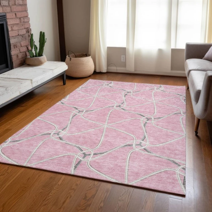 Addison Chantille ACN948-Pink 5 ft. X 7 ft. 6 in. Rectangle Rug