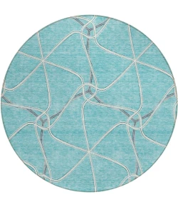 Addison Chantille ACN948-Teal 8 ft. X 8 ft. Round Rug
