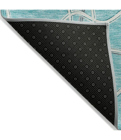 Addison Chantille ACN948-Teal 5 ft. X 7 ft. 6 in. Rectangle Rug