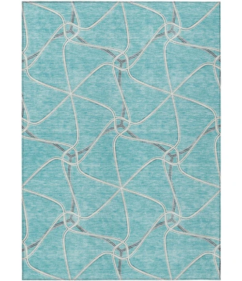 Addison Chantille ACN948-Teal 5 ft. X 7 ft. 6 in. Rectangle Rug