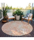 Addison Chantille ACN949-Coral 8 ft. X 8 ft. Round Rug